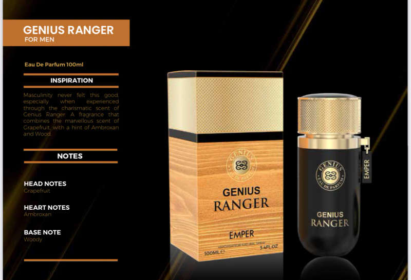 Emper Genius Ranger 100 ml Eau De Parfum Oud scent