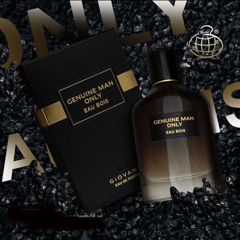 Fragrance World Genuine Man Only Eau Bois 100 ml Eau De Parfum Spicy Woody scent