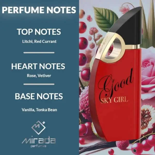 Mirada Good Sky Girl 100 ml Eau De Parfum Floral scent