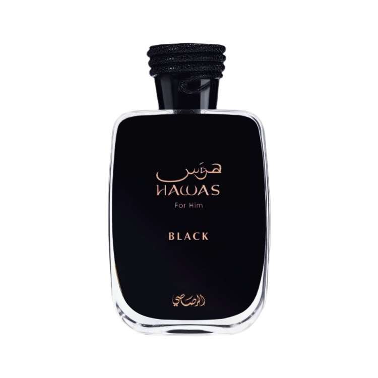 Rasasi Hawas Black 100 ml Eau De Parfum Fresh Woody scent