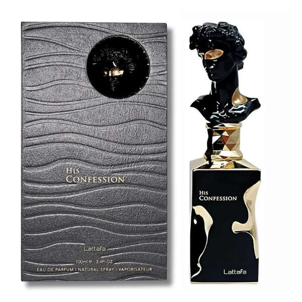 Lattafa His Confession 100 ml Eau De Parfum Sweet Amber scent
