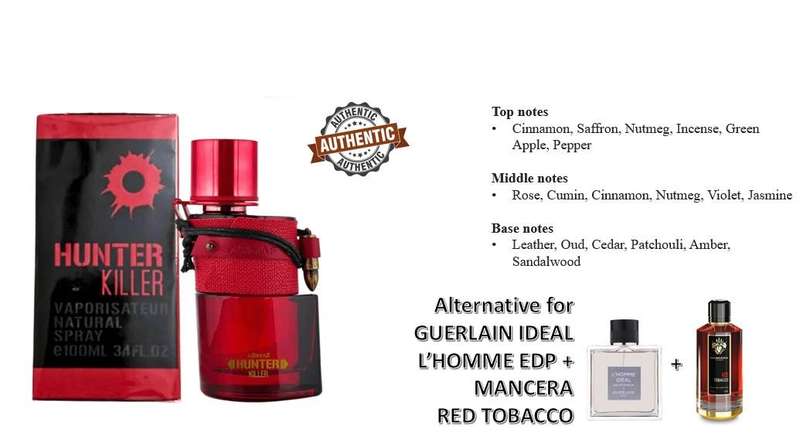 Armaf Killer Eau 100 Scent Bullet Hunter Spicy De Ml Parfum