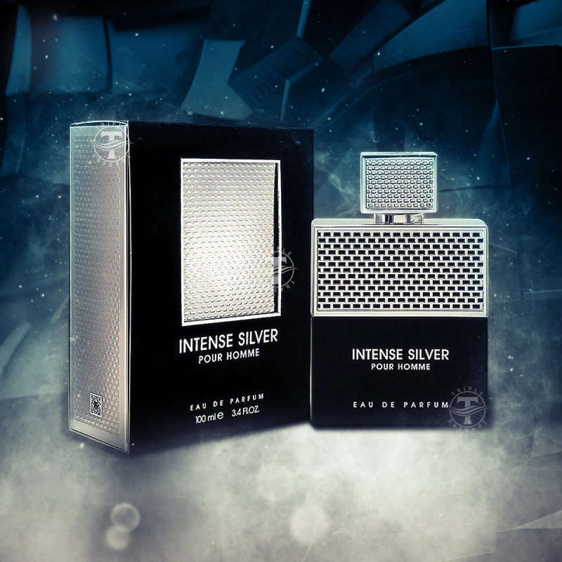 Fragrance World Intense Silver 100 ml Eau De Parfum Fresh scent
