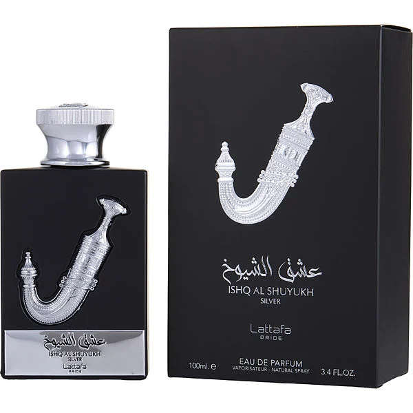 Lattafa Ishq Al Shuyukh Silver 100 ml Eau De Parfum Sweet scent