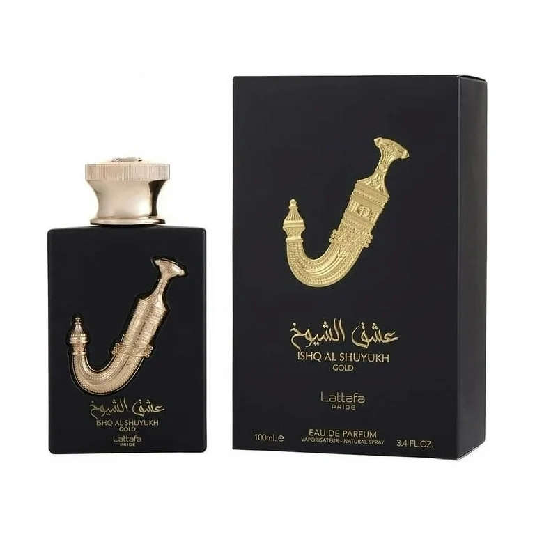 Lattafa Ishq Al Shuyukh Gold 100 ml Eau De Parfum Leather scent