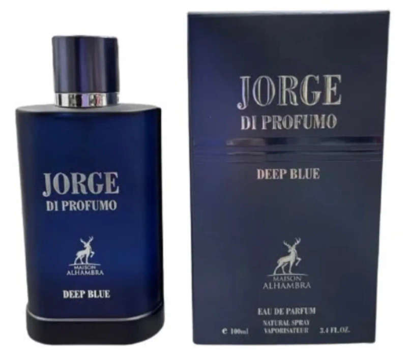 Alhambra Jorge Di Profumo Deep Blue 100 ml Eau De Parfum Fresh scent