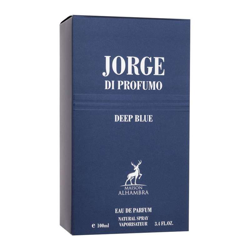 Alhambra Jorge Di Profumo Deep Blue 100 ml Eau De Parfum Fresh scent