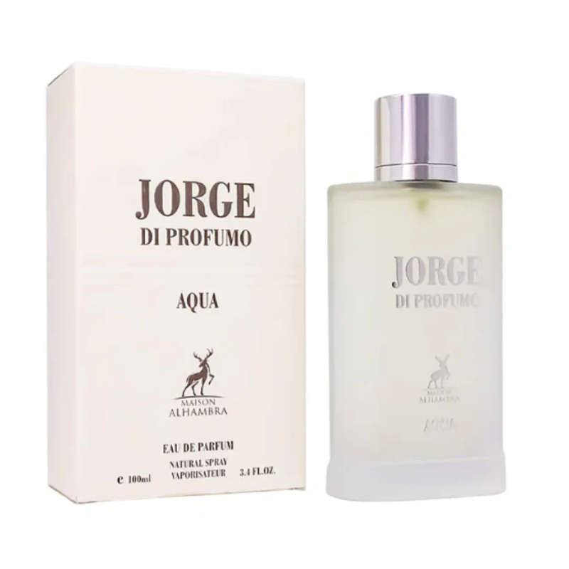 Alhambra Jorge Di Profumo Aqua 100 ml Eau De Parfum Fresh Spicy scent