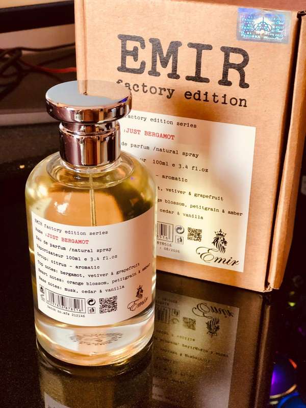 Paris Corner Emir Just Bergamot 100 ml Eau De Parfum Fresh scent