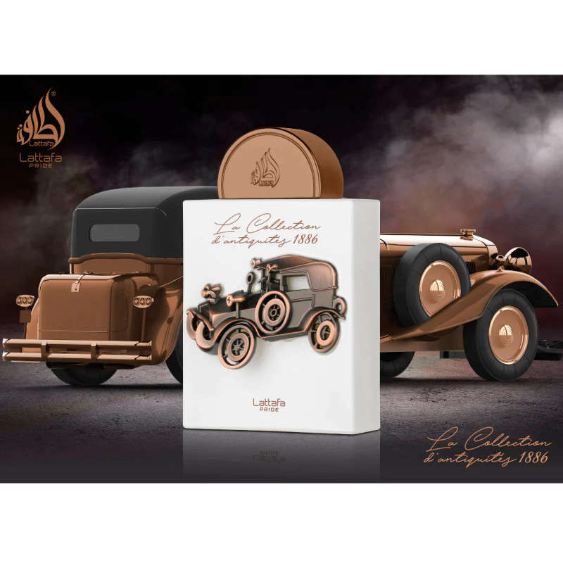 Lattafa La Collection D'Antiquites 1886 100 ml Eau De Parfum Fresh Woody scent