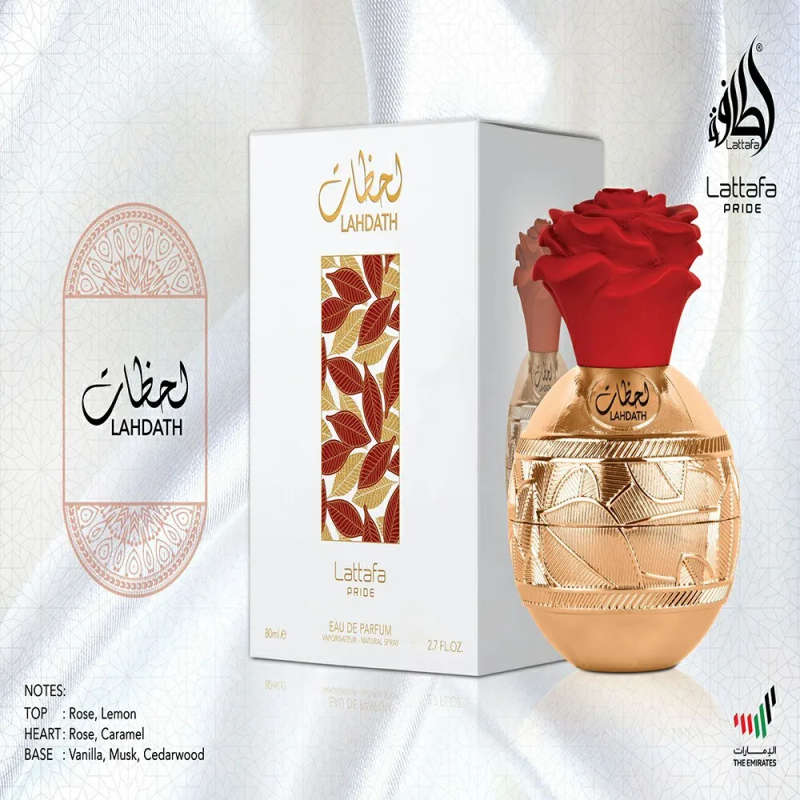 Lattafa Lahdath 80 ml Eau De Parfum Floral scent