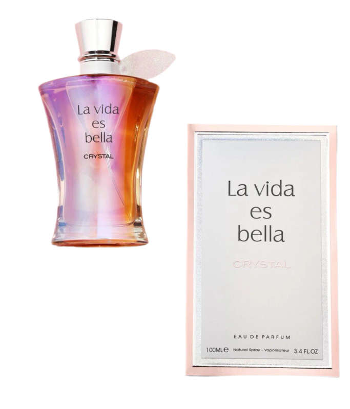 Fragrance World La Vida Es Bella Crystal 100 ml Eau De Parfum Sweet scent