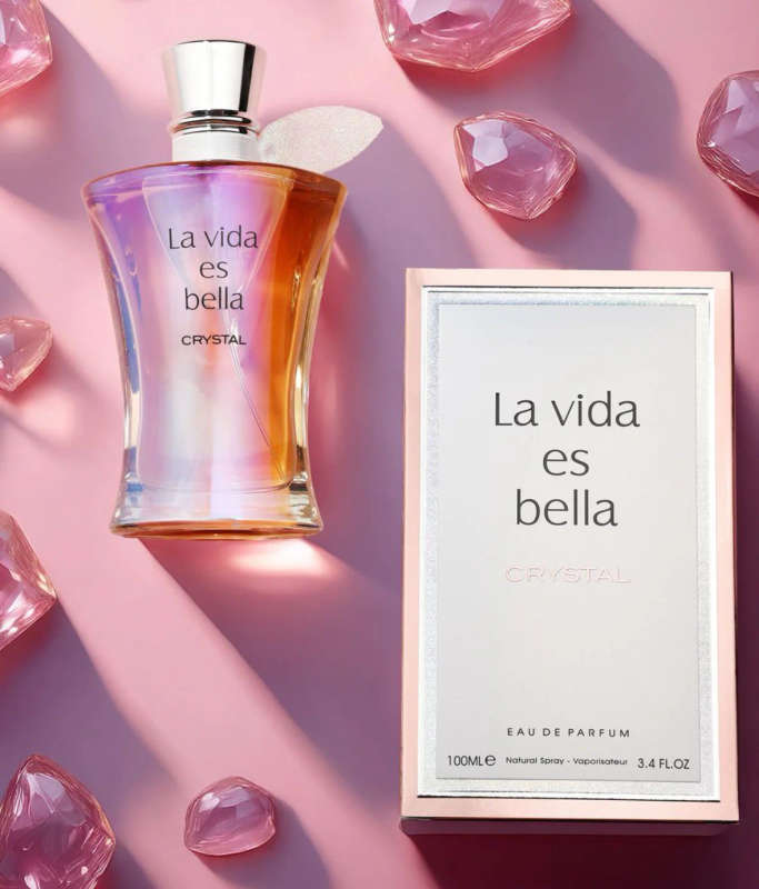 Fragrance World La Vida Es Bella Crystal 100 ml Eau De Parfum Sweet scent