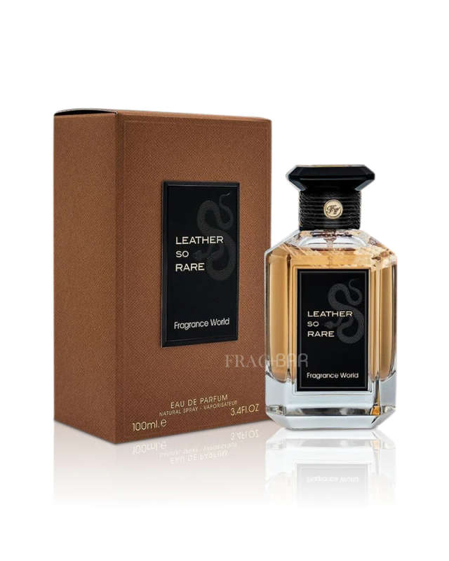 Fragrance World Leather So Rare 100 ml Eau De Parfum Leather scent