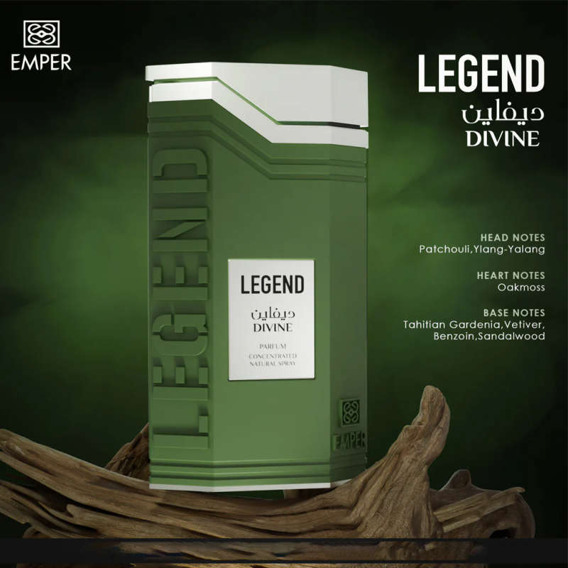 Legend 100 De Divine Scent Emper Parfum Eau Woody Ml