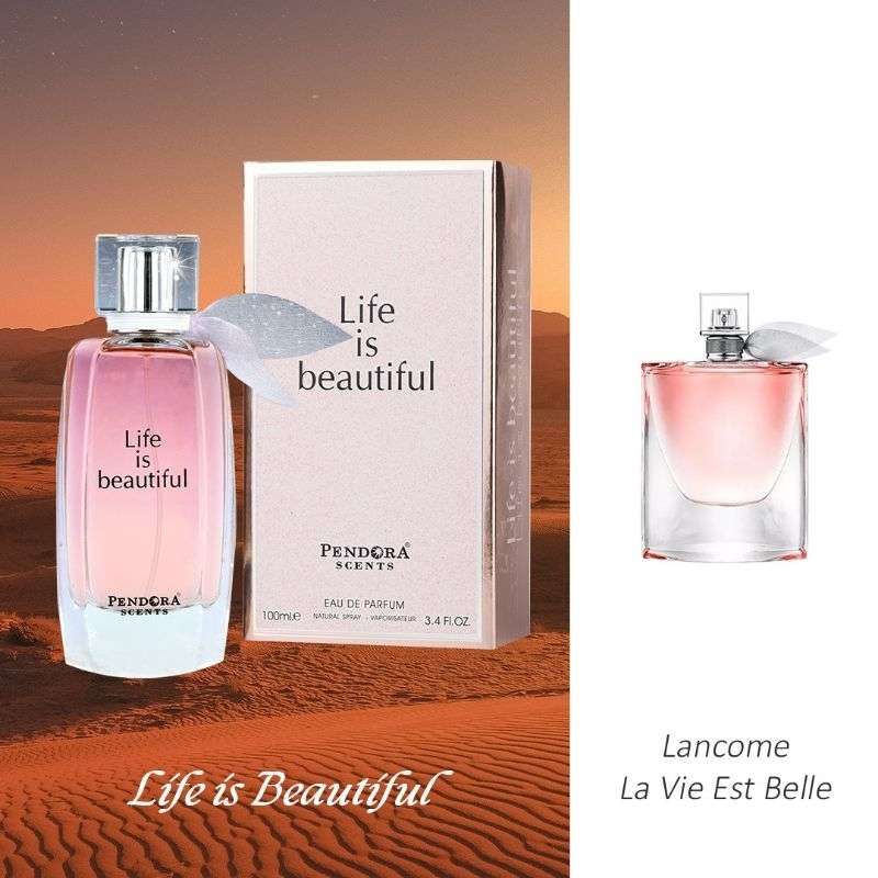 Pendora Scents Life Is Beautiful 100 ml Eau De Parfum Floral scent