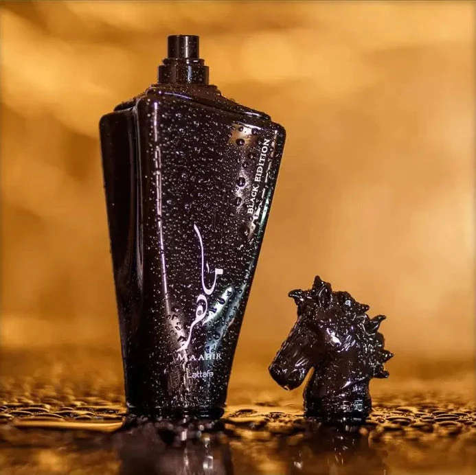 Lattafa Maahir Black Edition 100 ml Eau De Parfum Woody scent