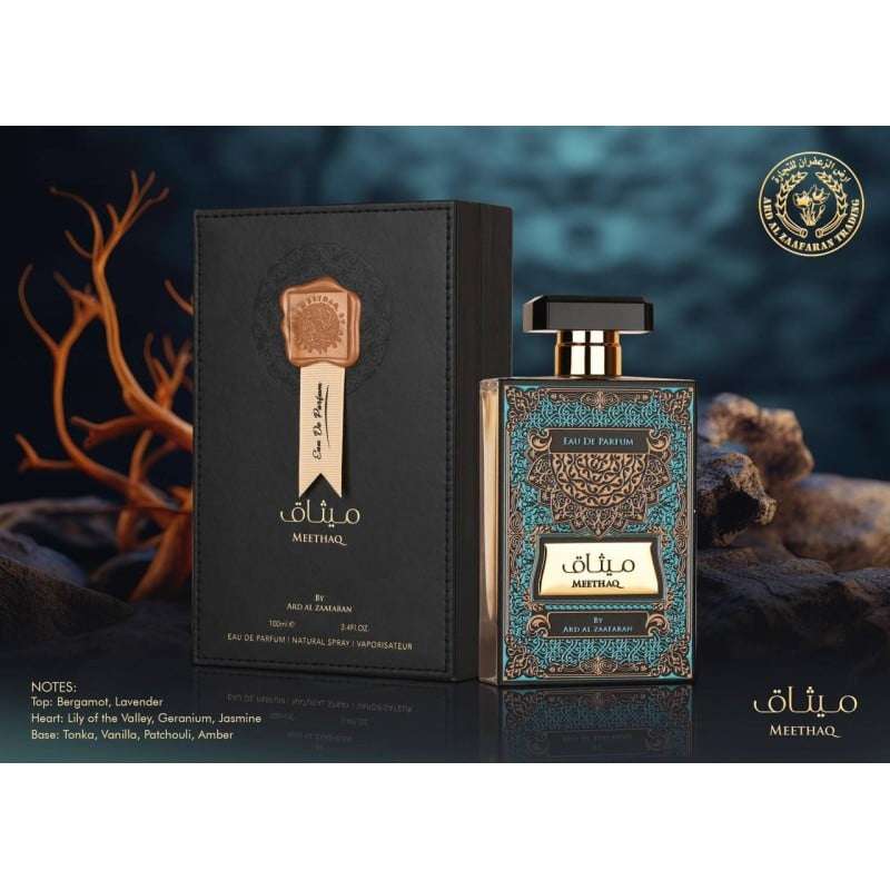 Ard Al Zaafaran Meethaq 100 ml Eau De Parfum Tobacco scent