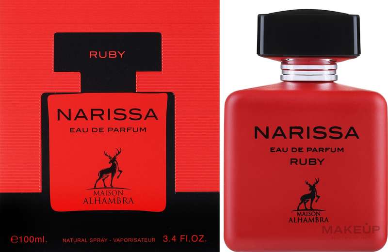 Alhambra Narissa Ruby 100 ml Eau De Parfum Sweet scent
