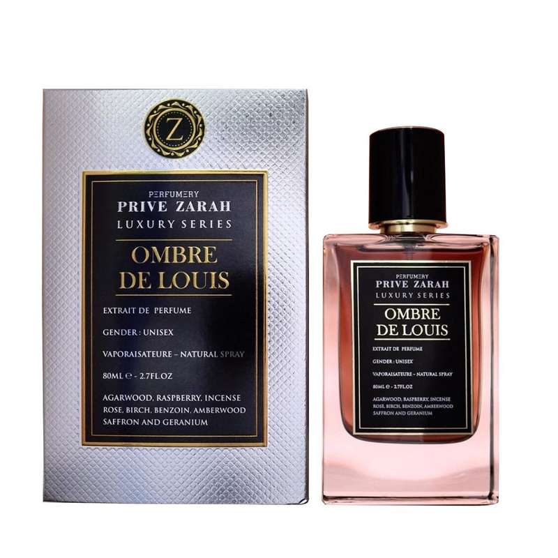 Prive Zarah Ombre De Louis 80 ml Extrait De Parfum Oud scent