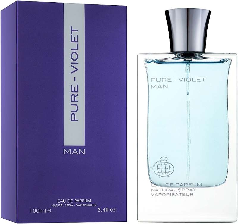 Fragrance World Pure Violet Man 100 ml Eau De Parfum Spicy scent