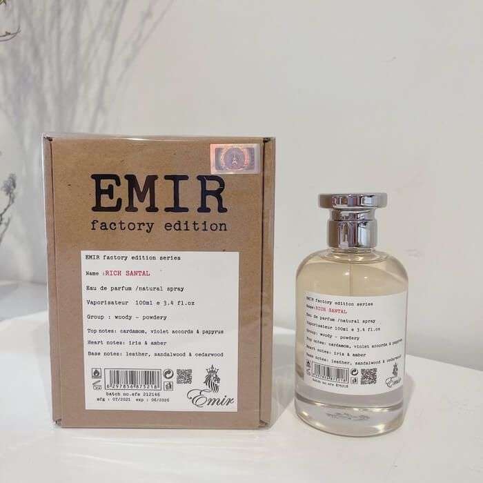 Paris Corner Emir Rich Santal 100 ml Eau De Parfum Fresh scent
