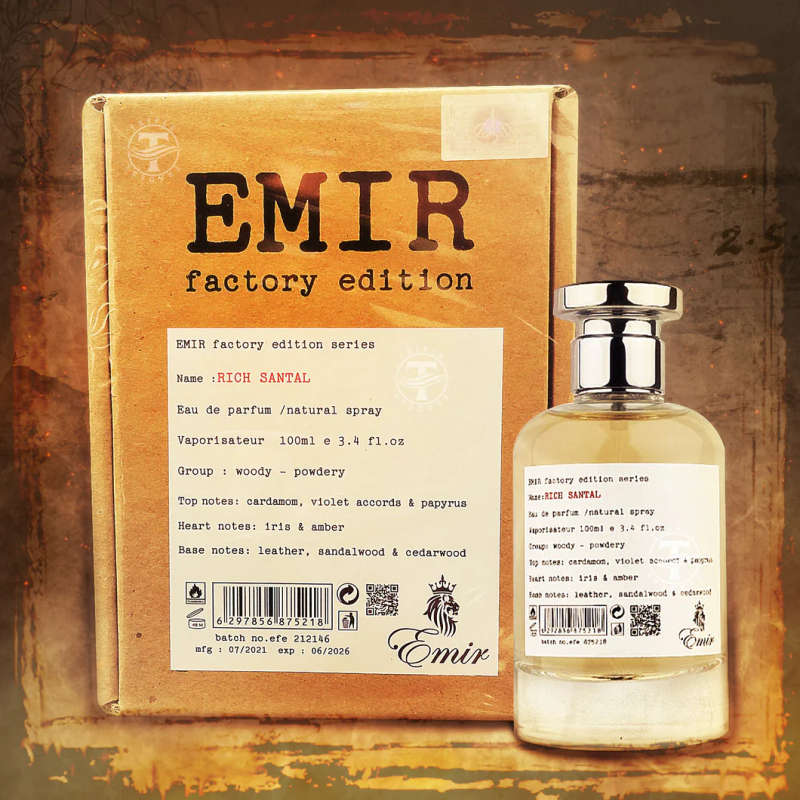 Paris Corner Emir Rich Santal 100 ml Eau De Parfum Fresh scent