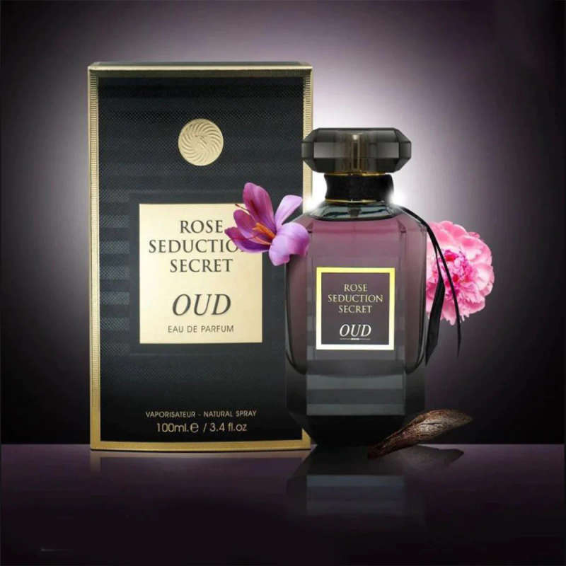Fragrance World Rose Seduction Secret Oud 100 ml Eau De Parfum Oud scent