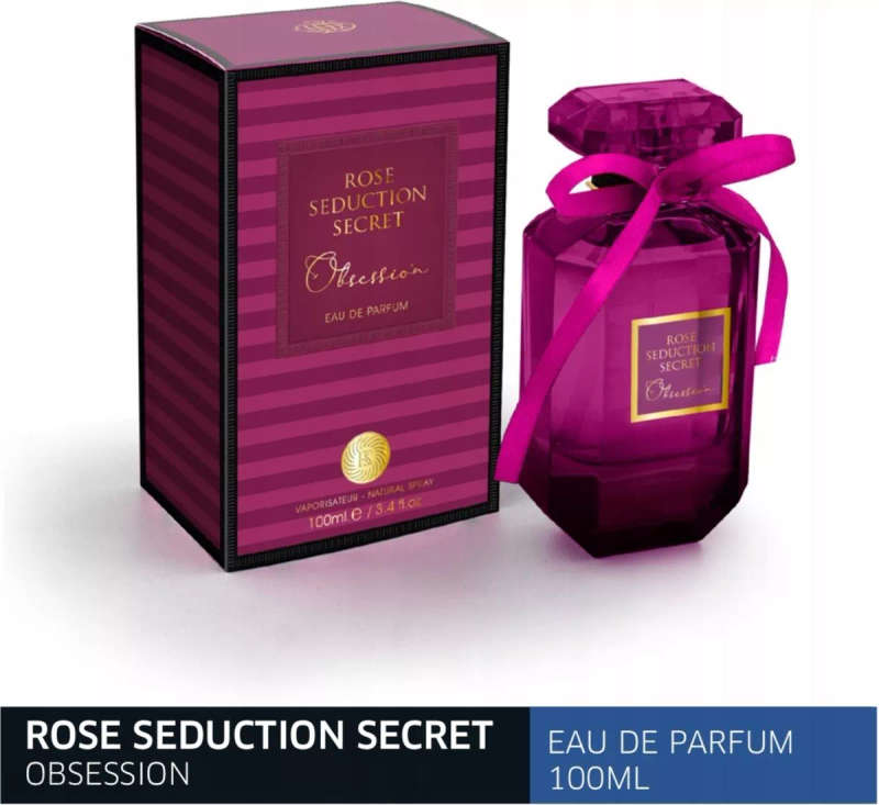 Fragrance World Rose Seduction Secret Obsession 100 ml Eau De Parfum Floral scent