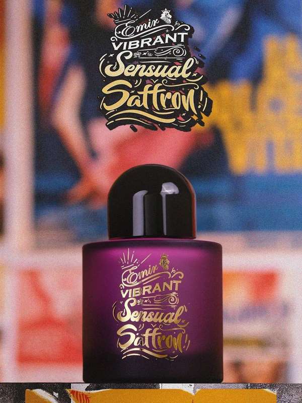 Paris Corner Emir Vibrant Sensual Saffron 100 ml Eau De Parfum Leather scent