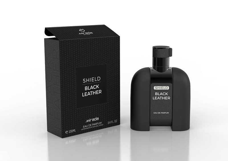 Mirada Shield Black Leather 100 ml Eau De Parfum Leather scent