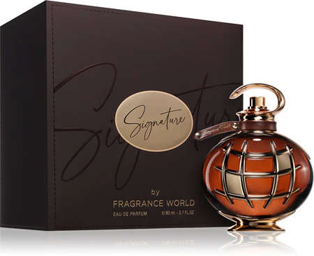 Fragrance World Signiture Brown 80 ml Eau De Parfum Sweet Spicy scent