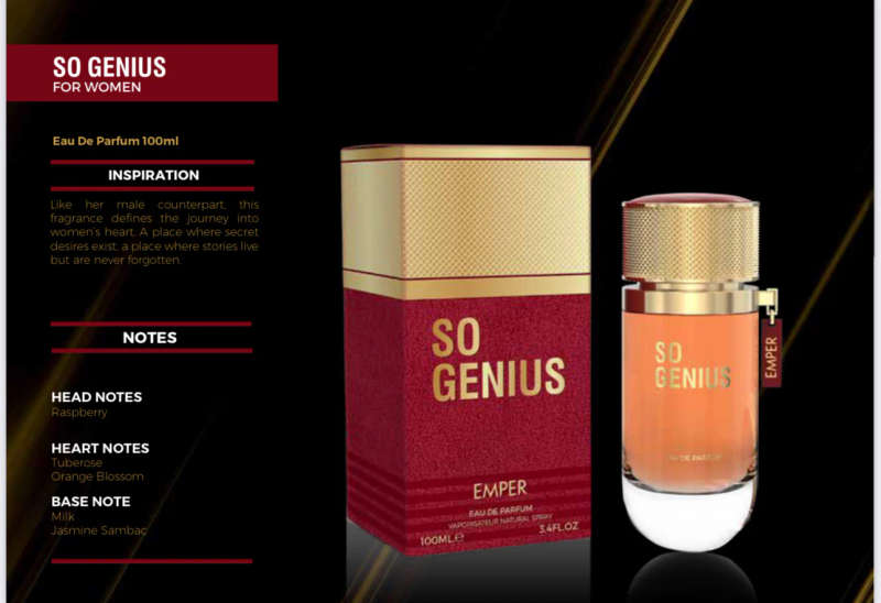 Scent Genius Oud Parfum De Eau 100 So Ml Emper