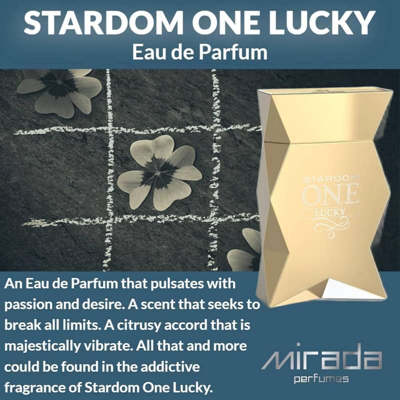 Mirada Stardom One Lucky 100 ml Eau De Parfum Sweet scent