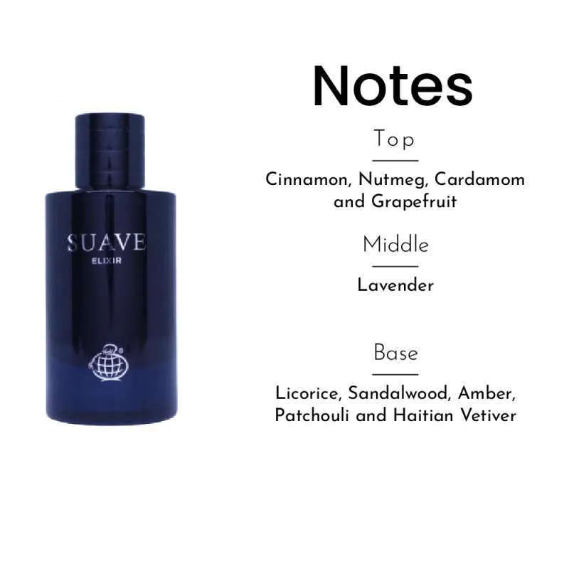Ml Suave De Spicy Parfum World Elixir Scent 80 Fragrance Eau