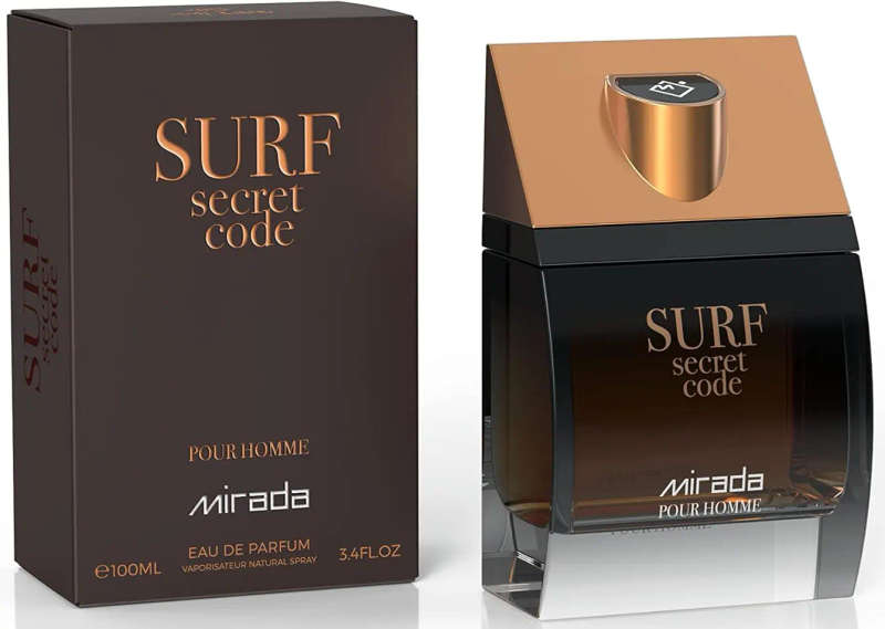 Mirada Surf Secret Code Pour Homme 100 ml Eau De Parfum Spicy scent