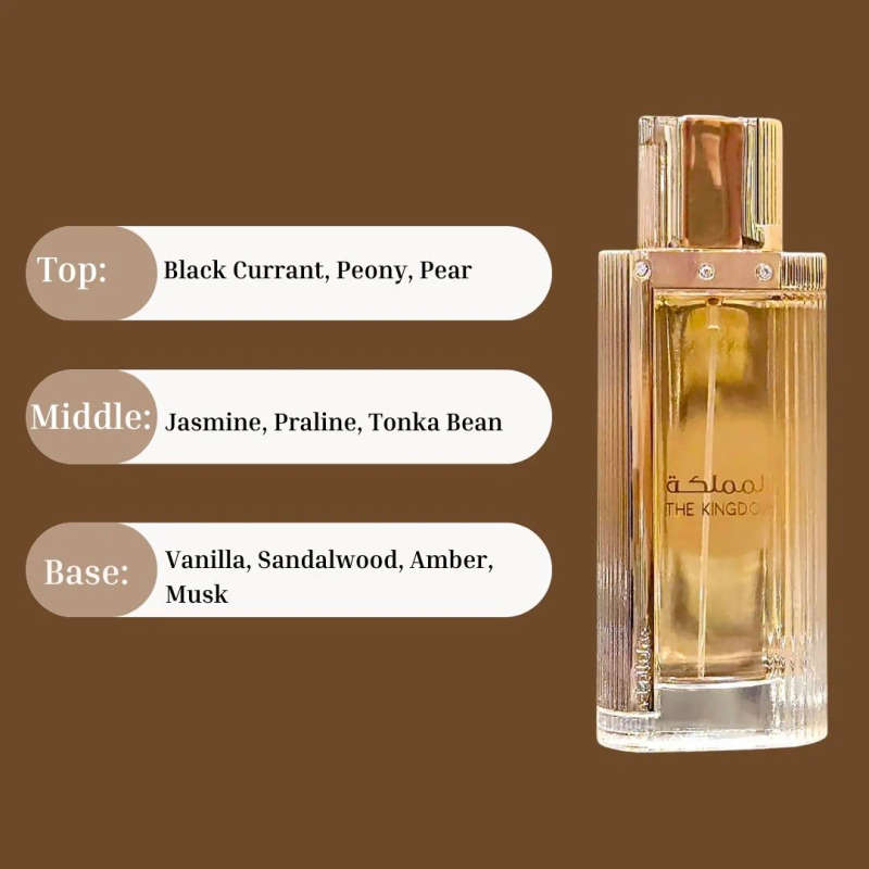 Lattafa The Kingdom Women 100 ml Eau De Parfum Tobacco scent