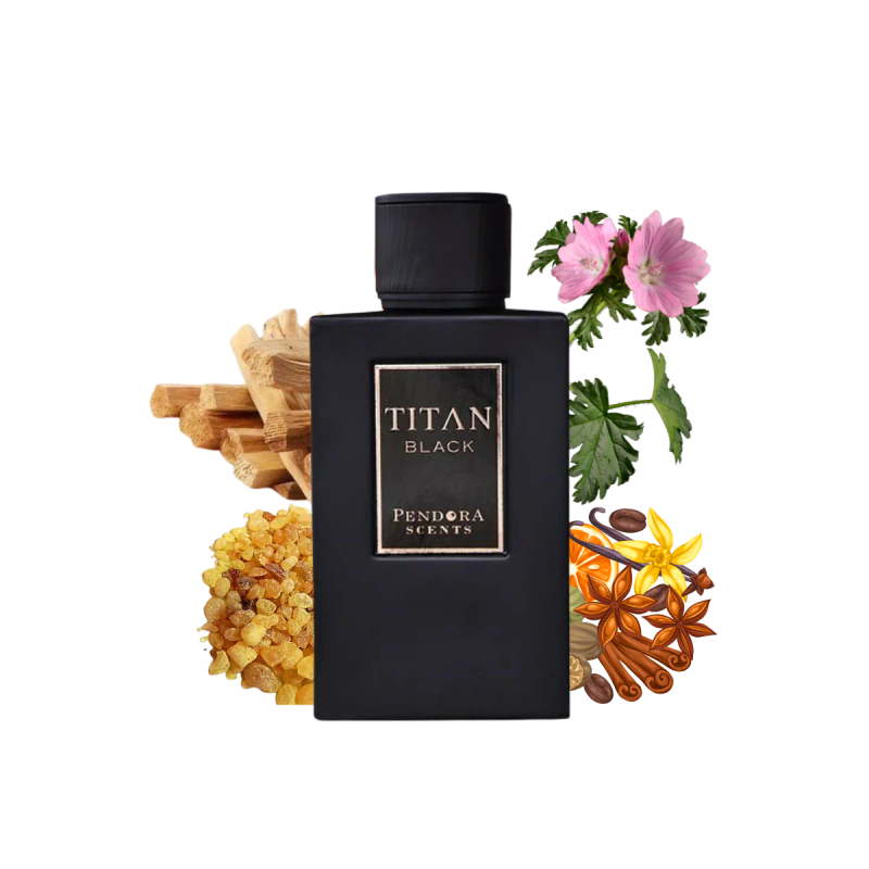 100 Ml Pendora Scent De Parfum Black Spicy Eau Titan Scents