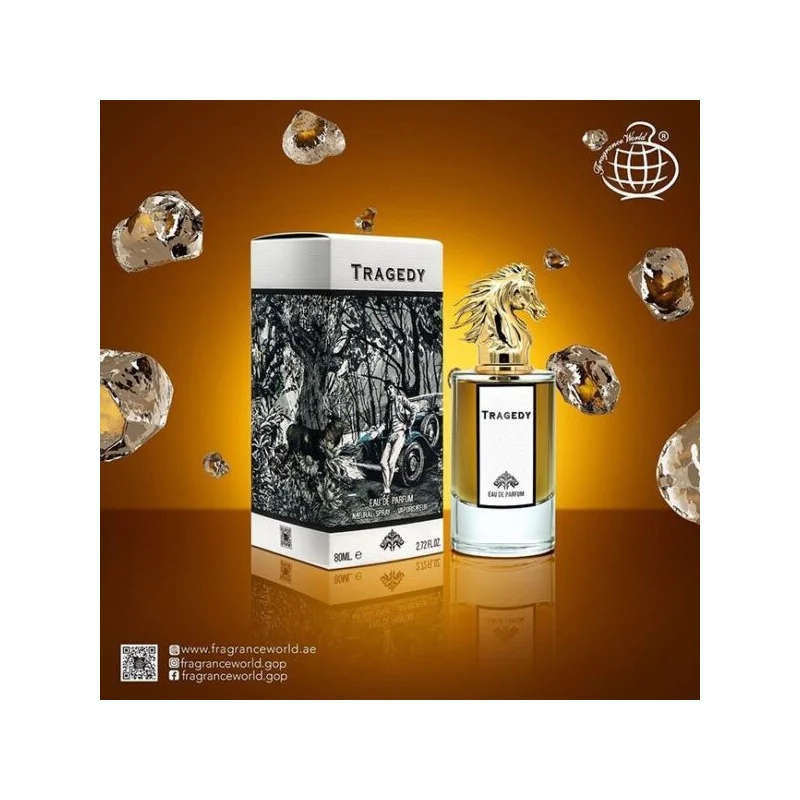 Fragrance World Tragedy 80 ml Eau De Parfum Woody scent