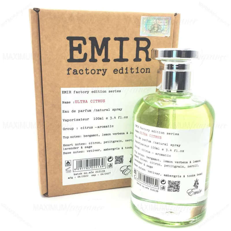 Paris Corner Emir Ultra Citrus 100 ml Eau De Parfum Fresh scent