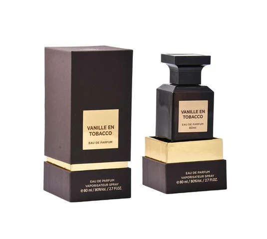 Fragrance World Vanille En Tobacco 80 ml Eau De Parfum Tobacco scent