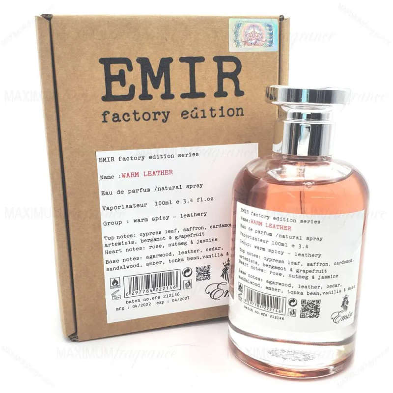 Paris Corner Emir Warm Leather 100 ml Eau De Parfum Leather scent