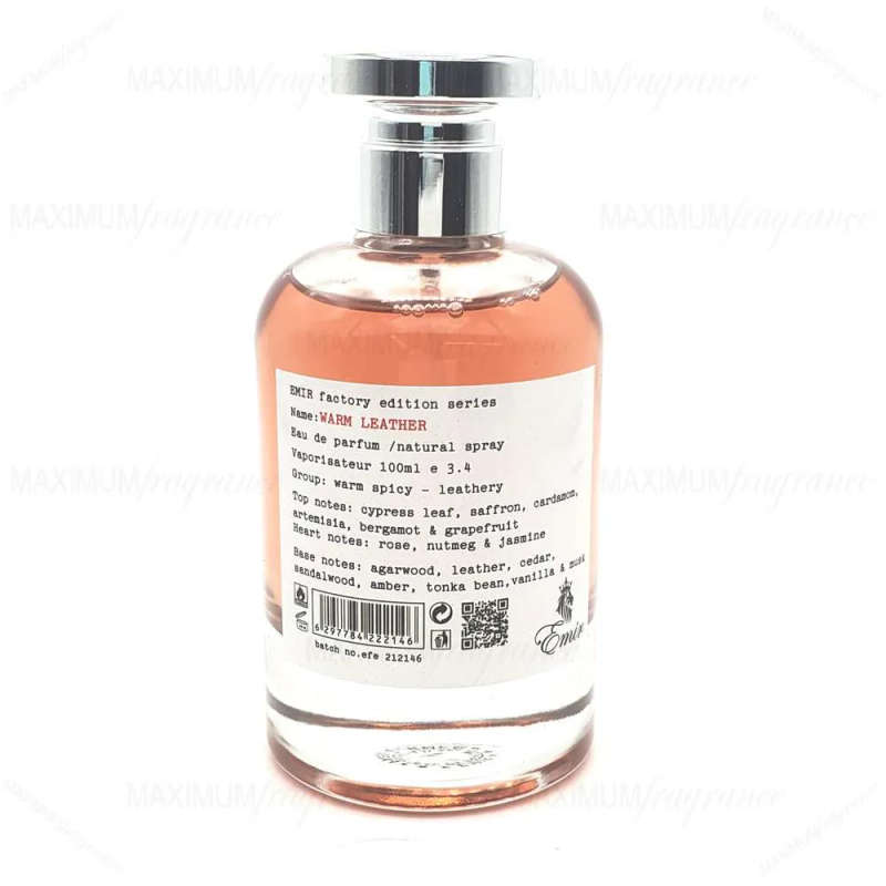 Paris Corner Emir Warm Leather 100 ml Eau De Parfum Leather scent