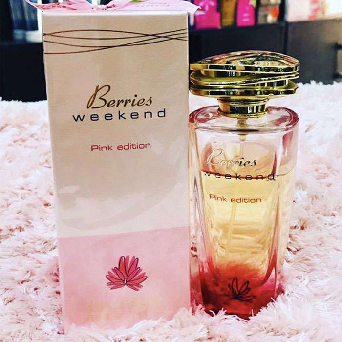 Fragrance World Berries Weekend Pink Edition 100 ml Eau De Parfum Sweet scent