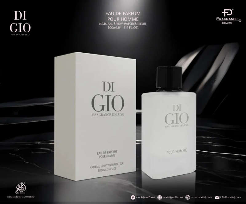 Fragrance Deluxe Di Gio Pour Homme 100 ml Eau De Parfum Fresh scent