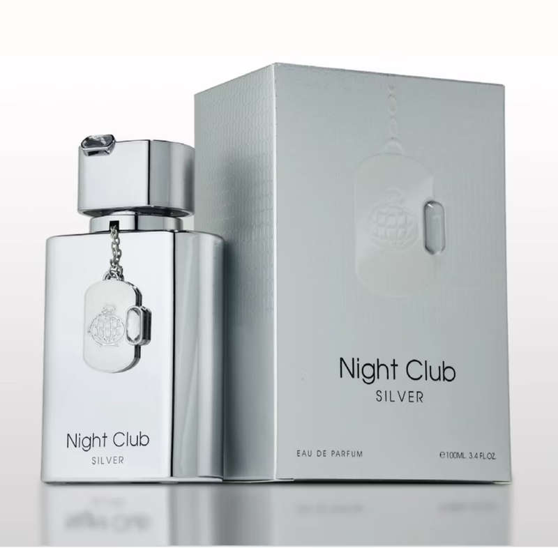 Fragrance World Night Club Silver 100 ml Eau De Parfum Fresh scent