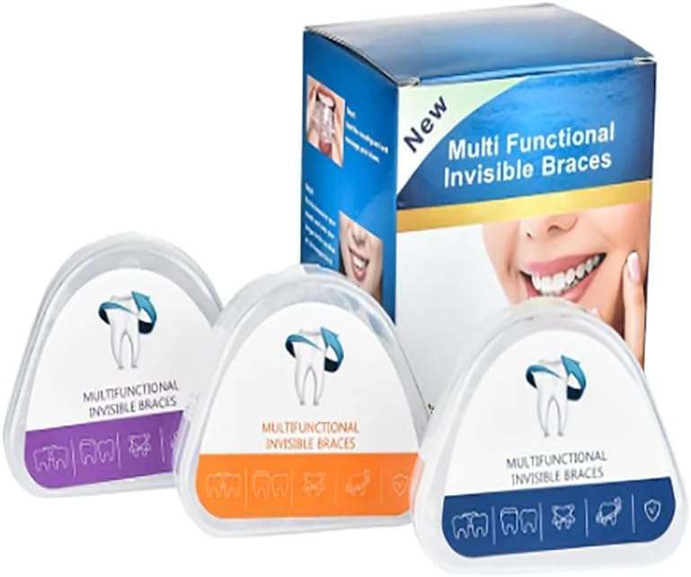 Multi Functional Invisible Braces Orthodontic Teeth Trainer & Alignment - 3 Stage Kit
