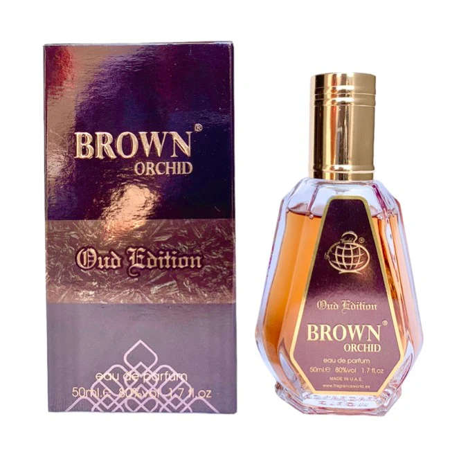 Fragrance World Brown Orchid Oud Edition 50 ml Eau De Parfum Oud scent