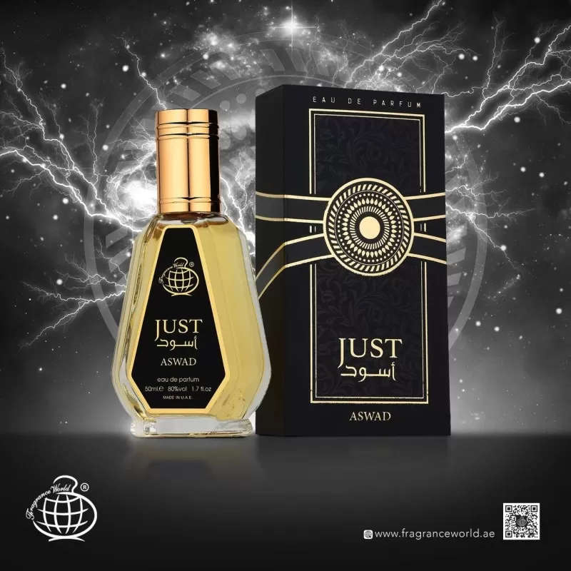 Fragrance World Just Aswad 50 ml Eau De Parfum Spicy scent