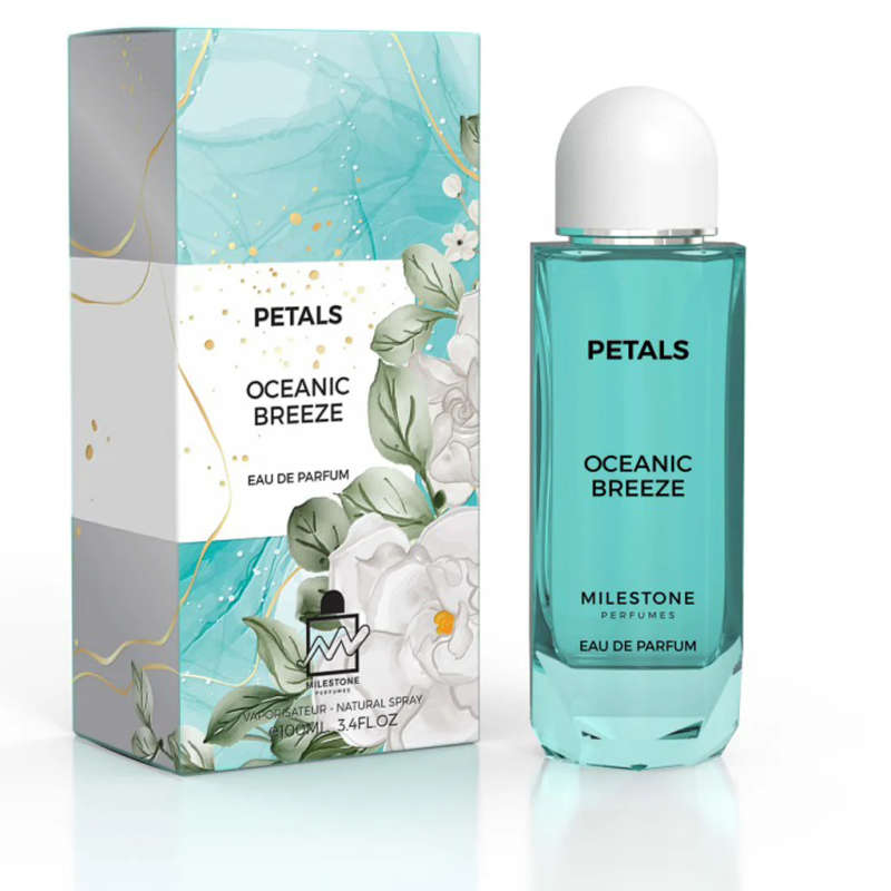 Milestone Perfumes Petals Oceanic Breeze 100 ml Eau De Parfum Fresh scent